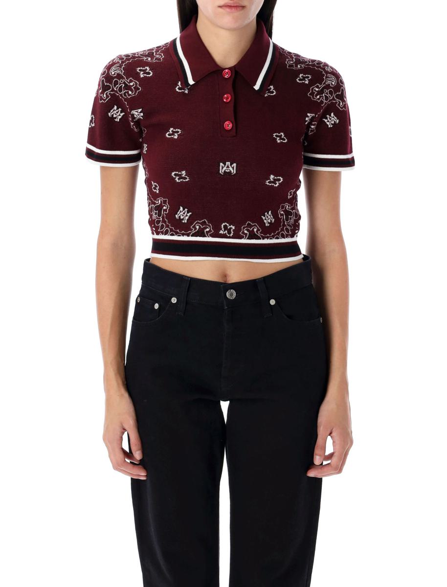 Amiri Bandana-Poloshirt