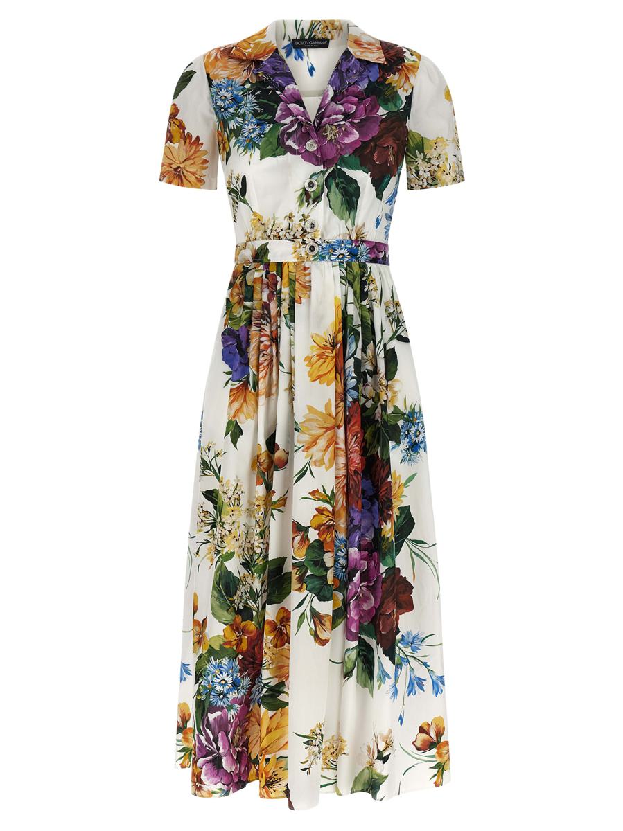 Dolce &amp; Gabbana – Kleid mit „Bouquet“-Print