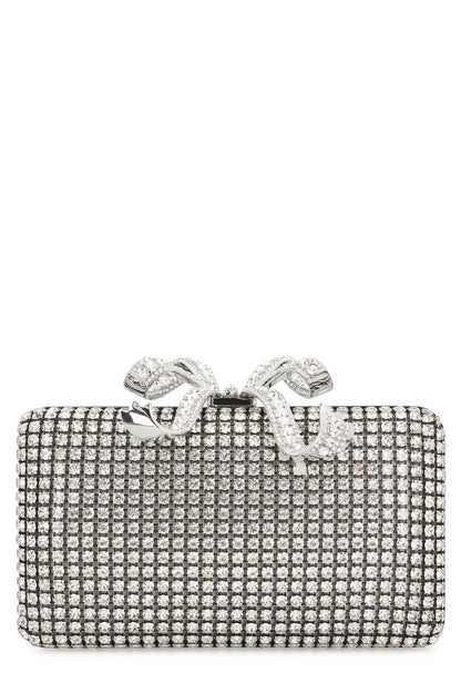 Clutch mit Strasssteinen von Self-Portrait