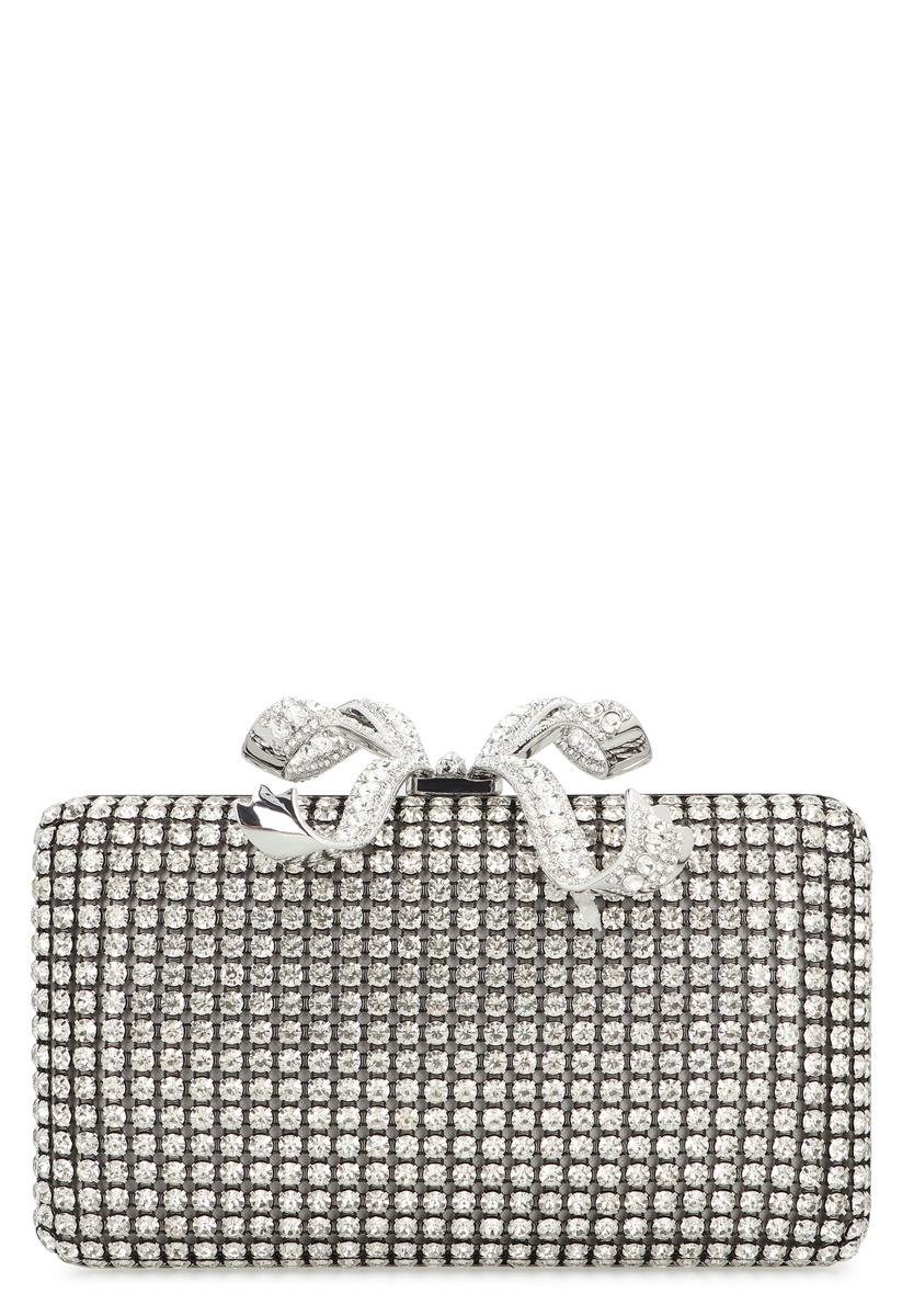 Clutch mit Strasssteinen von Self-Portrait