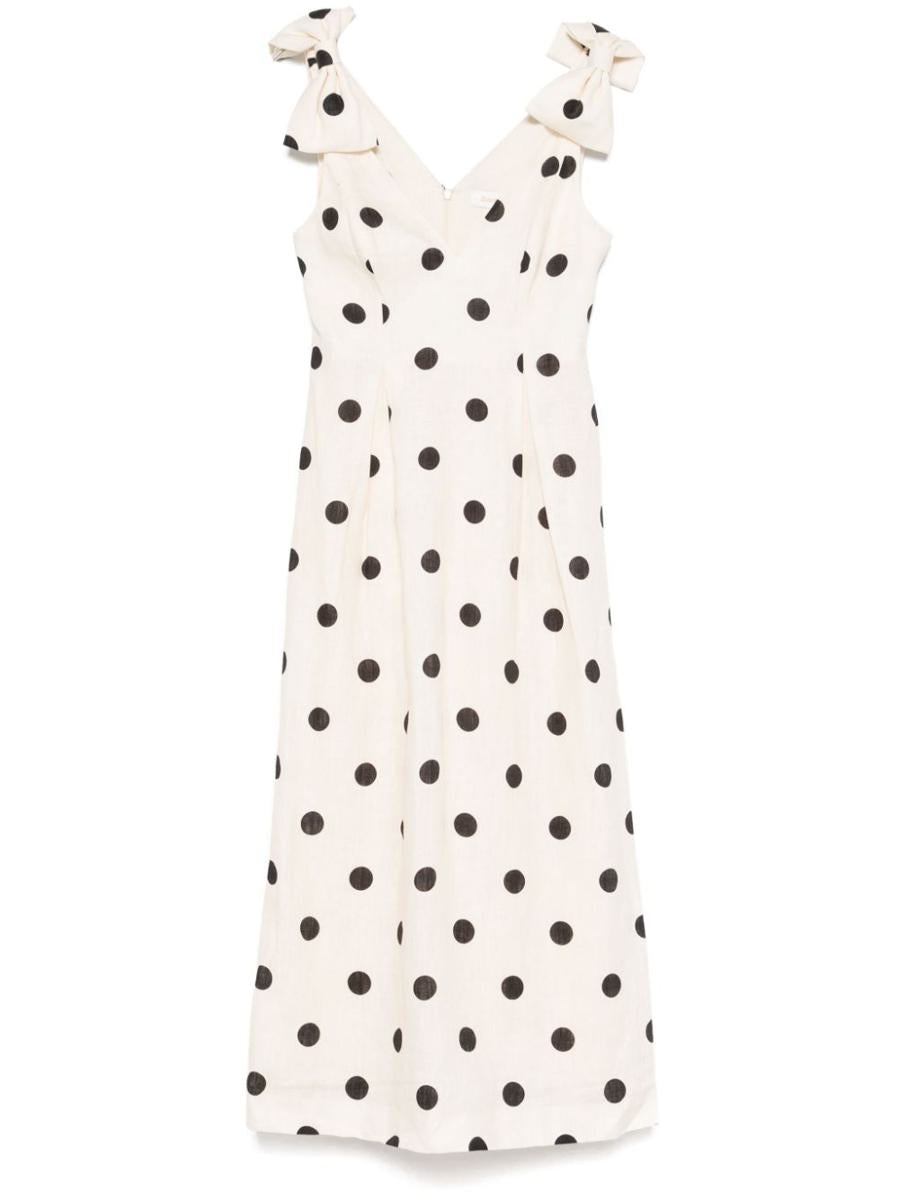 Zimmermann Crush Leinen-Midikleid