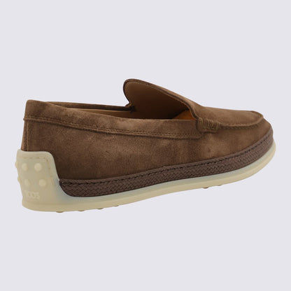 Tod'S – Slip-On-Sneaker aus Wildleder in Kakaobraun