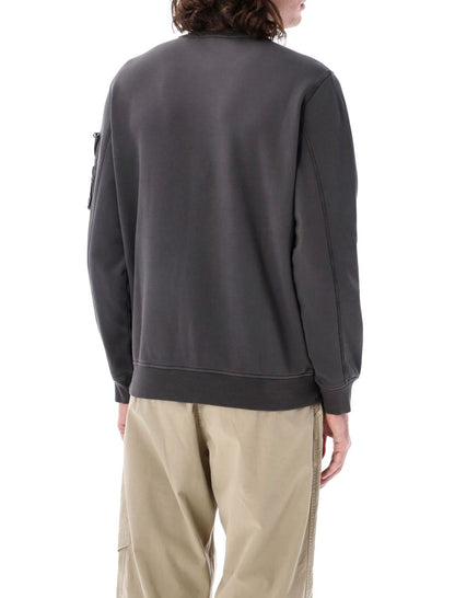 Stone Island Sweatshirt mit Military-Tasche