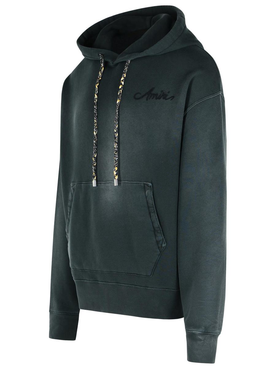 Amiri – Schwarzes Baumwoll-Sweatshirt „Bleach Bandana“