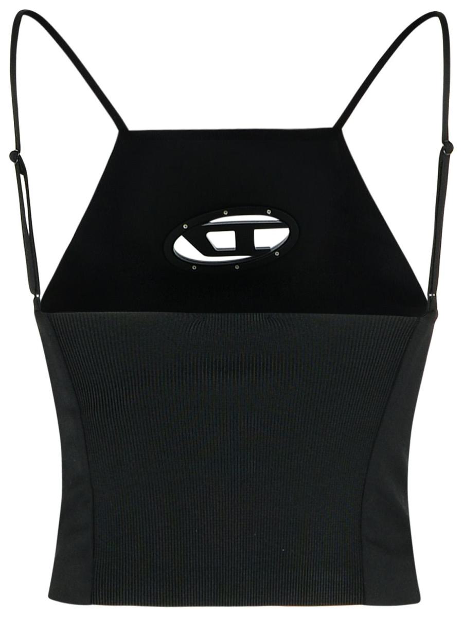 Diesel – Schwarzes Tanktop „Wilit“ aus Polyestermischung