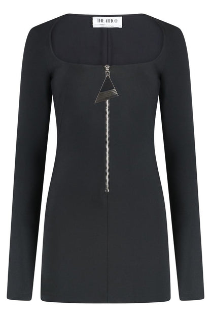 Das Attico Crepe Minikleid