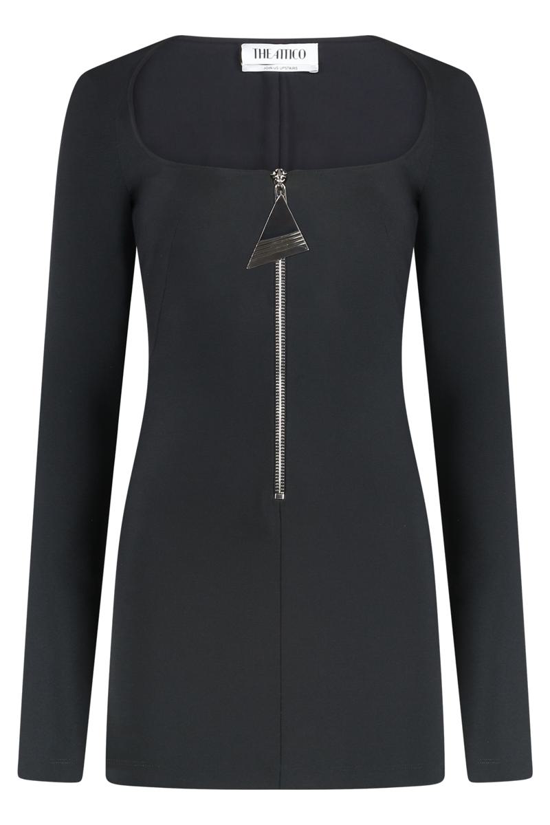 Das Attico Crepe Minikleid