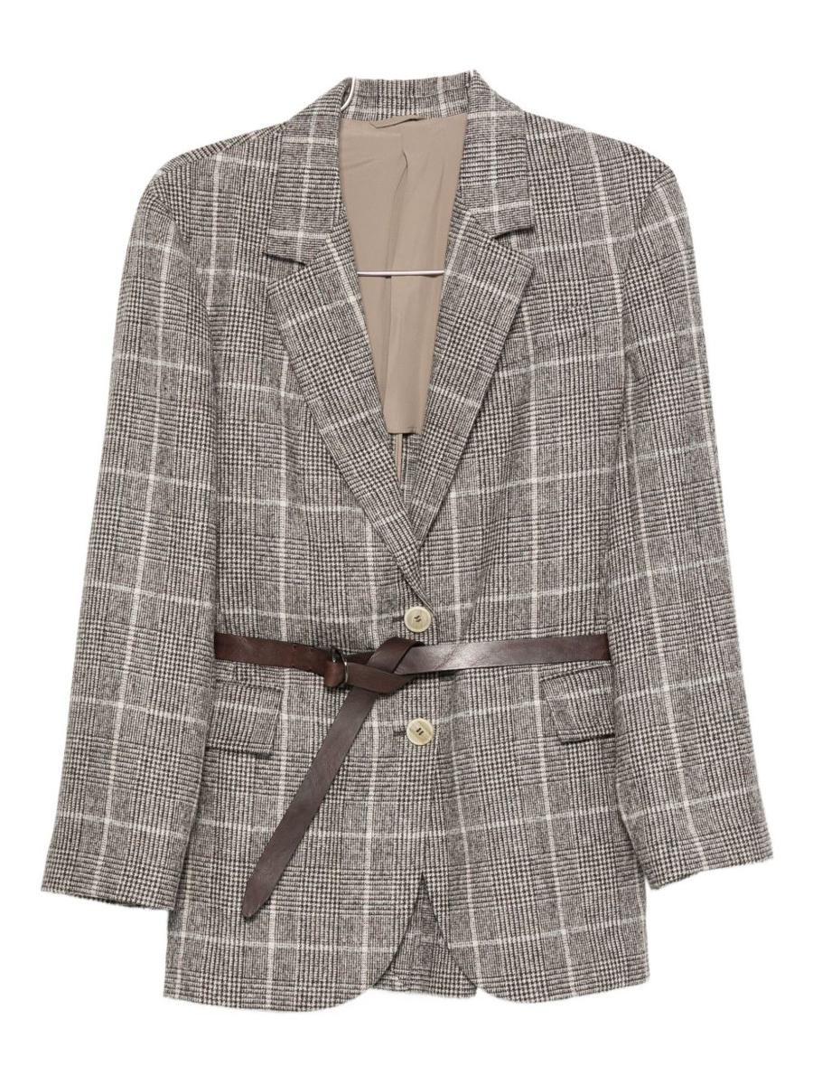 Brunello Cucinelli Einreihige Wolljacke