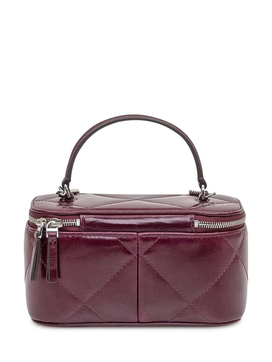 Tory Burch – Burgunderrote Kosmetiktasche von Tory Burch