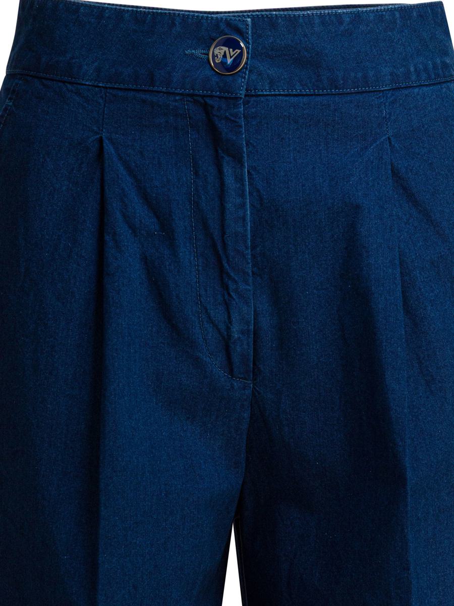 Valentino Garavani Jeans mit weitem Bein und Falten