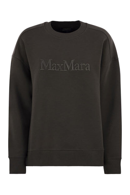 'S Max Mara Monza – Baumwoll-Sweatshirt mit Logo