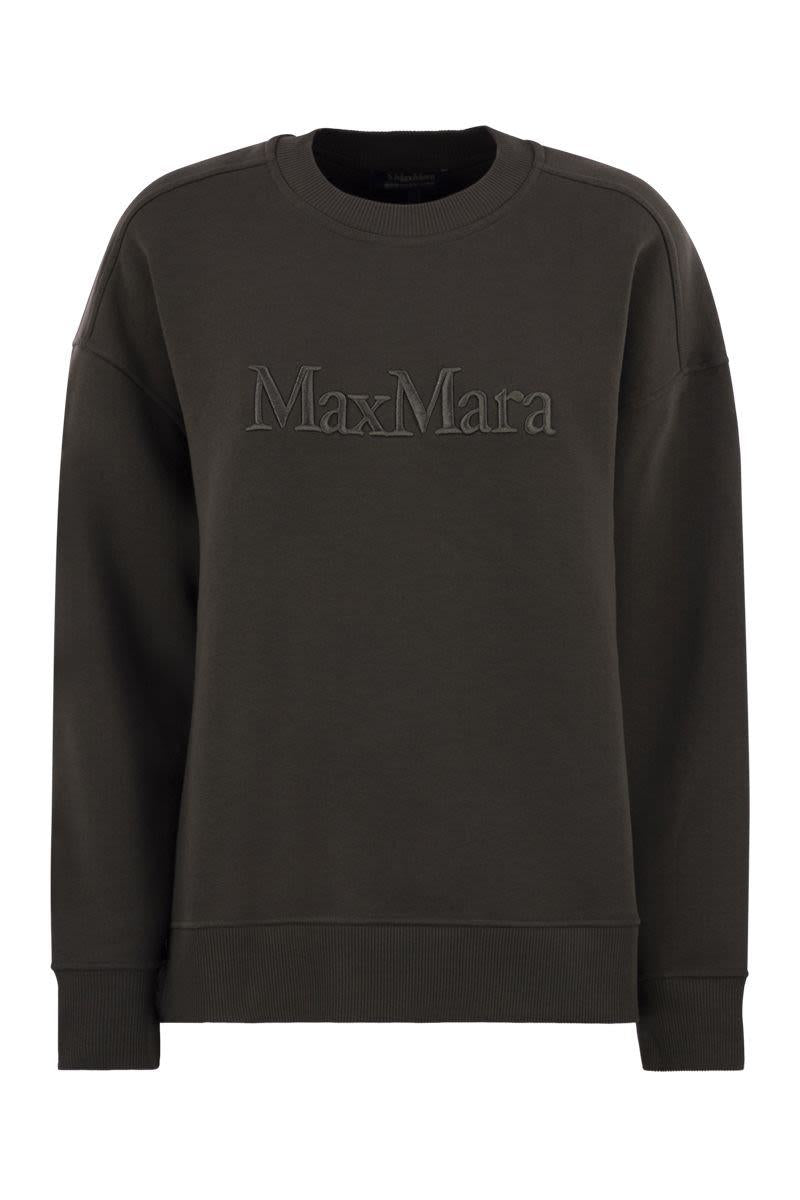 'S Max Mara Monza – Baumwoll-Sweatshirt mit Logo