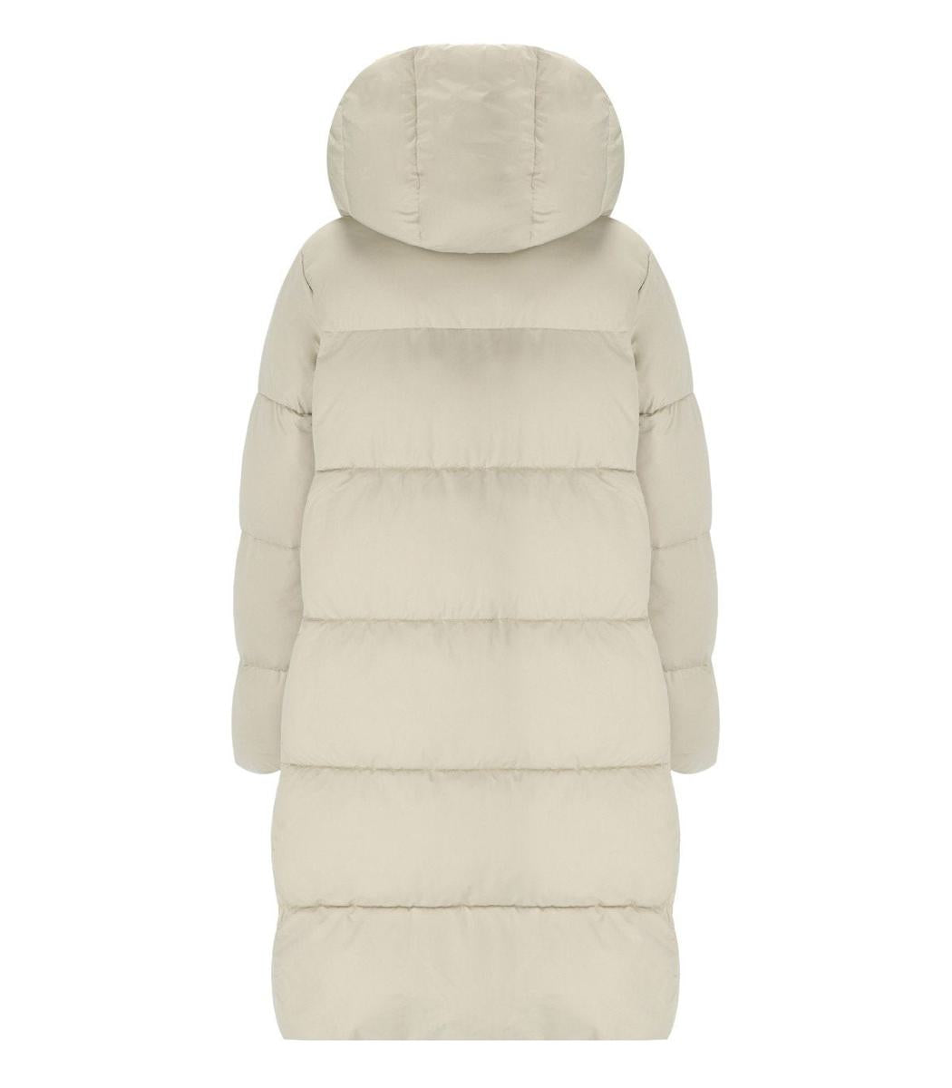 Save The Duck – Sibyl – Gefütterte Jacke mit Kapuze in Beige