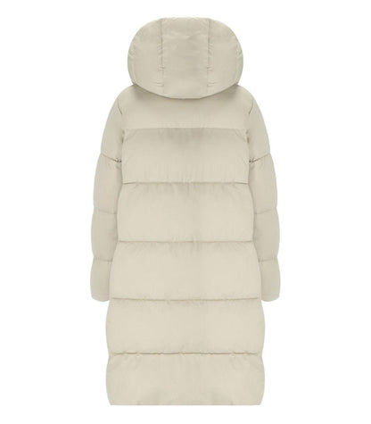 Save The Duck – Sibyl – Gefütterte Jacke mit Kapuze in Beige