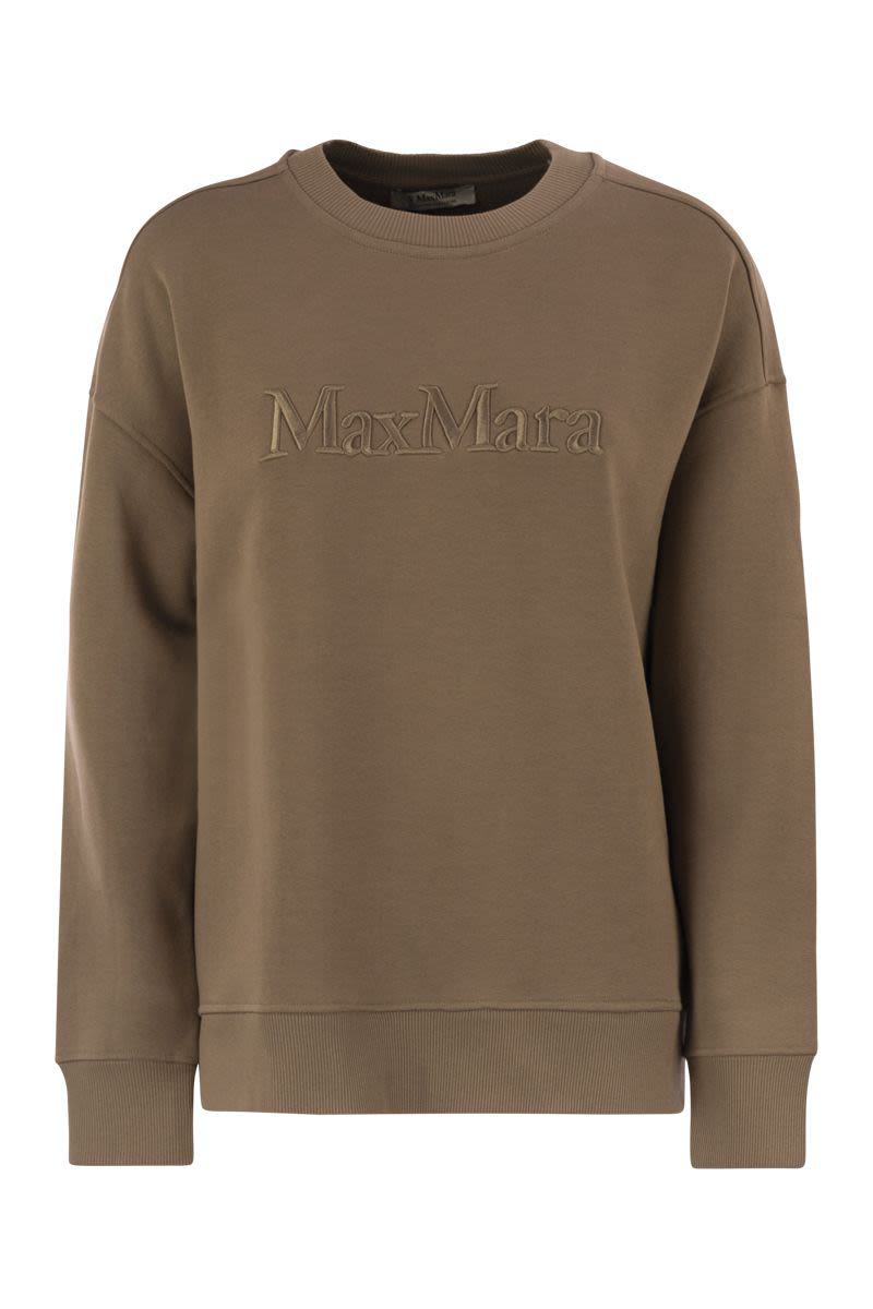 'S Max Mara Monza – Baumwoll-Sweatshirt mit Logo