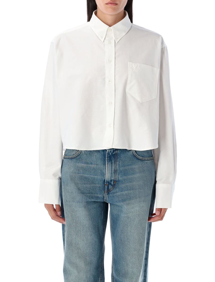 AMI Paris – Kurzes Oxford-Hemd