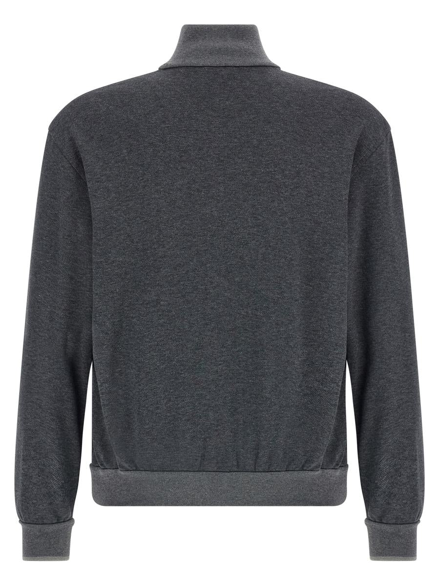 Brioni – Sweatshirt aus Piqué-Baumwolle