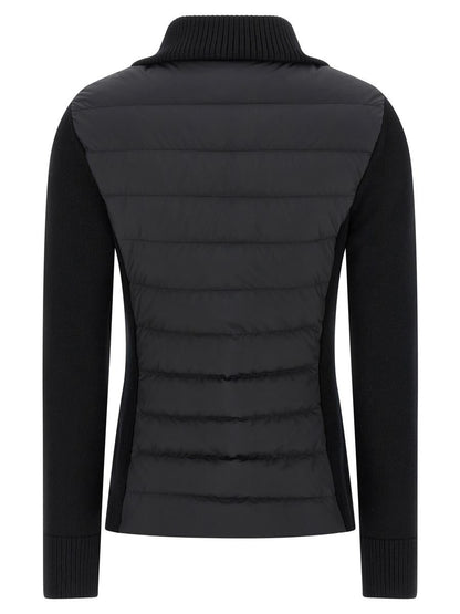 Moncler Zwei-Material-Cardigan