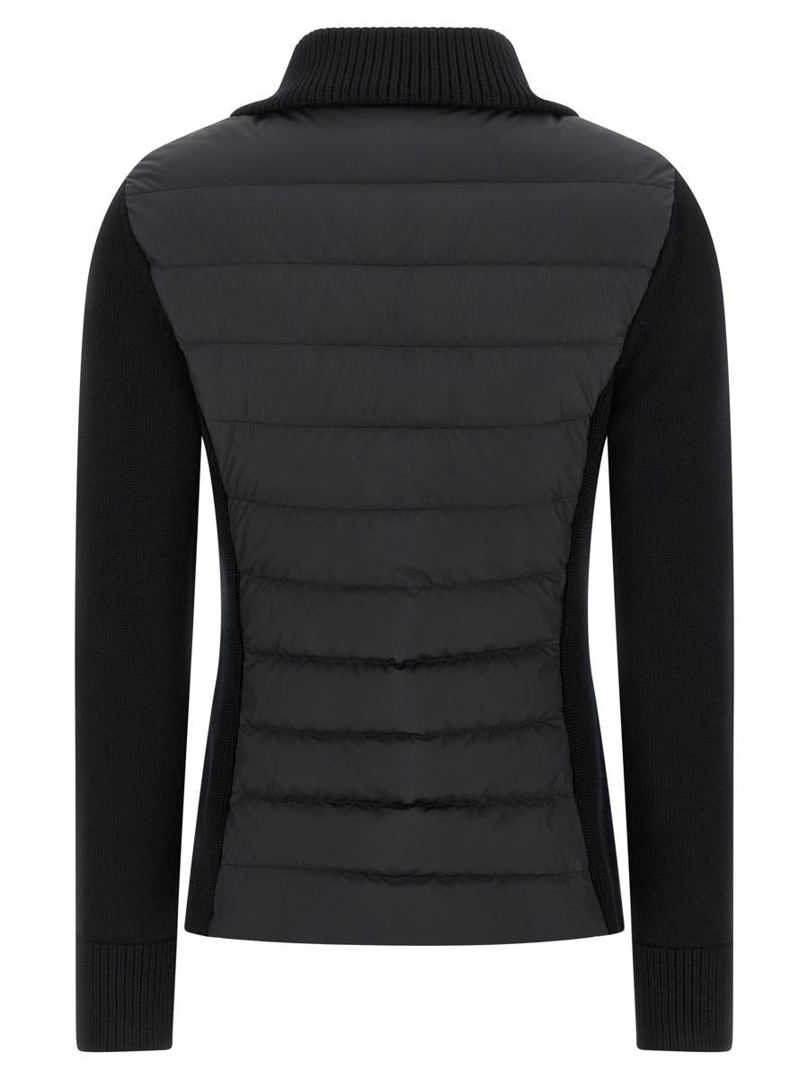 Moncler Zwei-Material-Cardigan