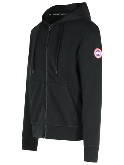 Canada Goose – Schwarzes Baumwoll-Sweatshirt