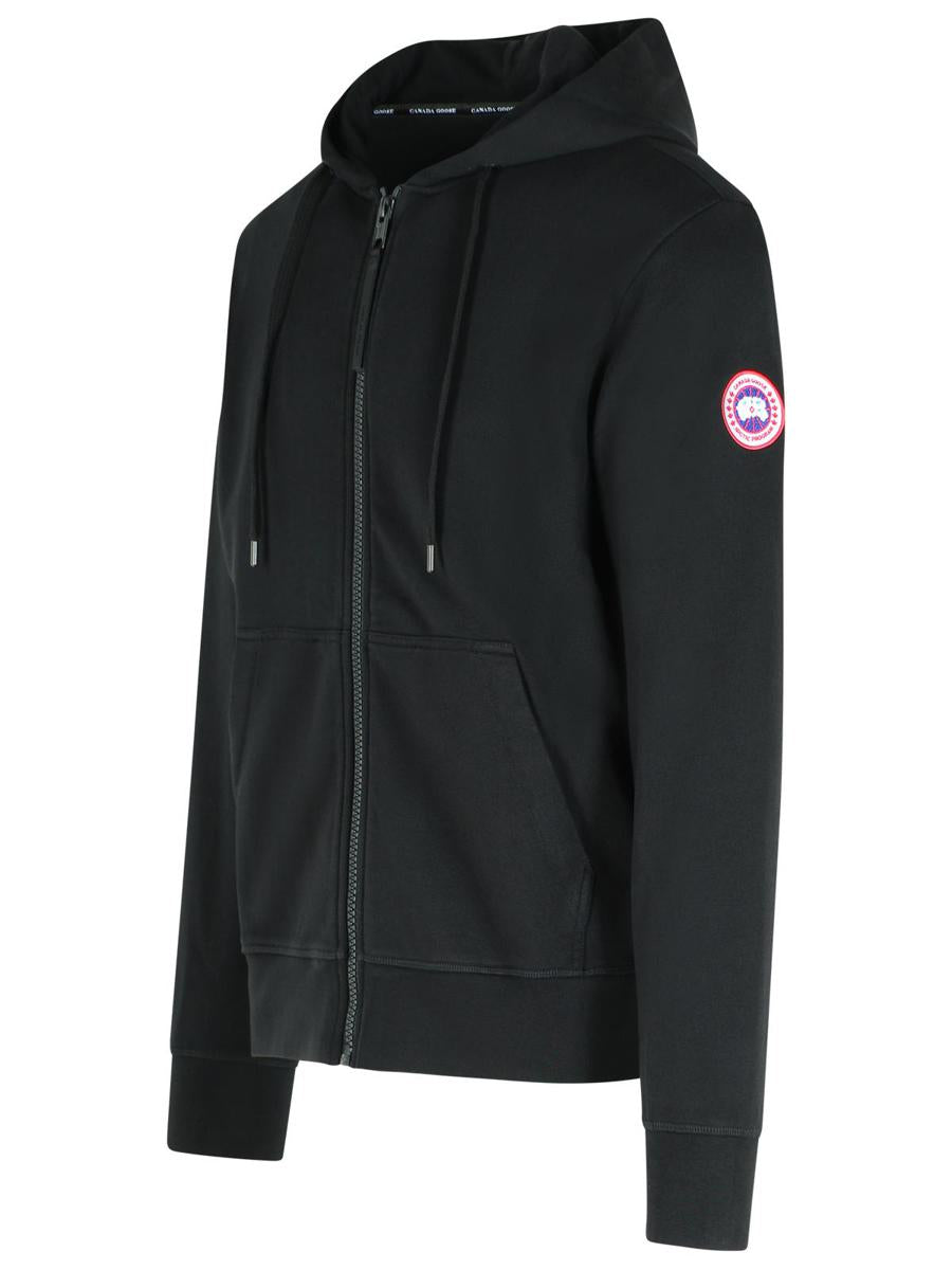 Canada Goose – Schwarzes Baumwoll-Sweatshirt