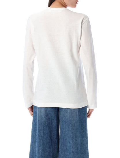 Comme Des Garçons Play Double Heart L/S T-Shirt
