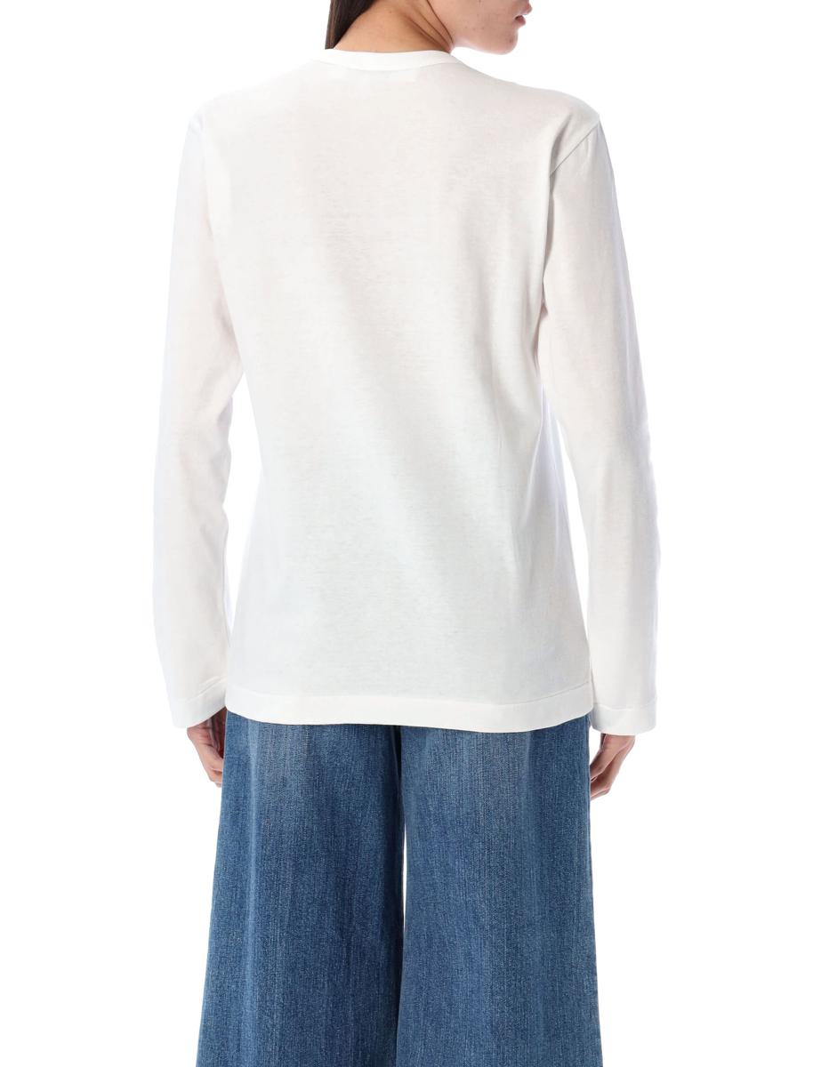 Comme Des Garçons Play Double Heart L/S T-Shirt