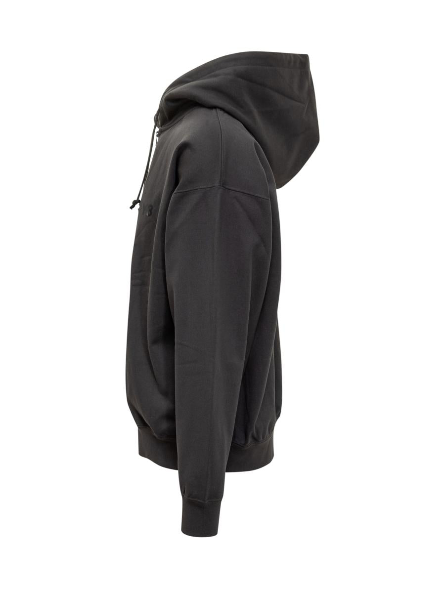 Y-3 Adidas Y-3 Schwarzer Reißverschluss-Hoodie