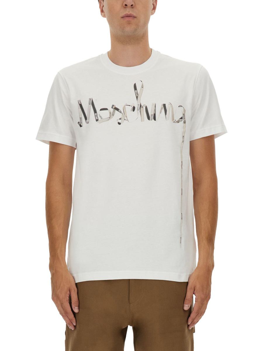 Moschino bedrucktes Baumwoll-T-Shirt