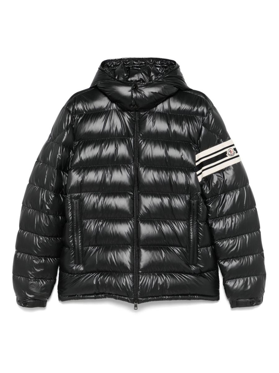 Moncler – Schwarze Daunenjacke „Landre“ mit Kapuze