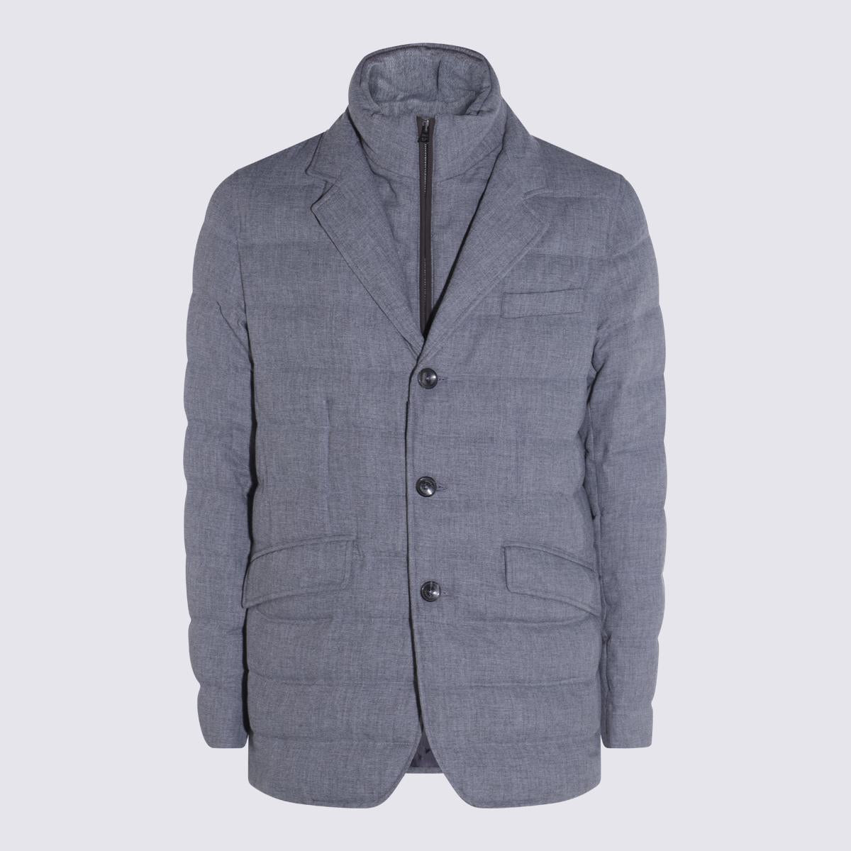 Graue Daunenjacke von Herno