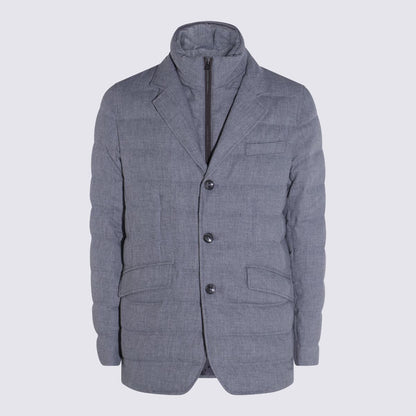 Graue Daunenjacke von Herno