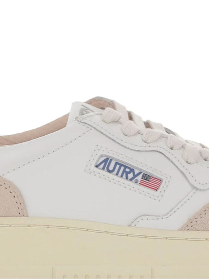 Autry „Medalist Low“ Wildleder-Sneakers