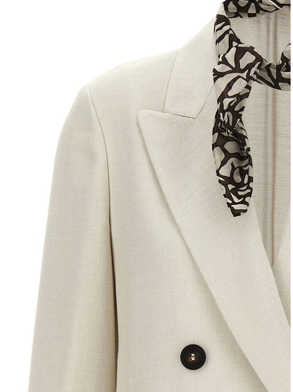 Brunello Cucinelli Lurex-Zweireiher-Blazer