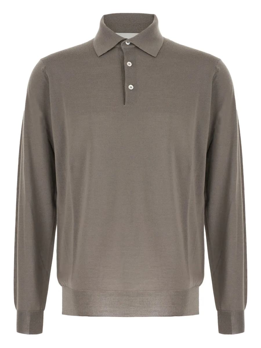 Lardini Langarm-Strickpolo