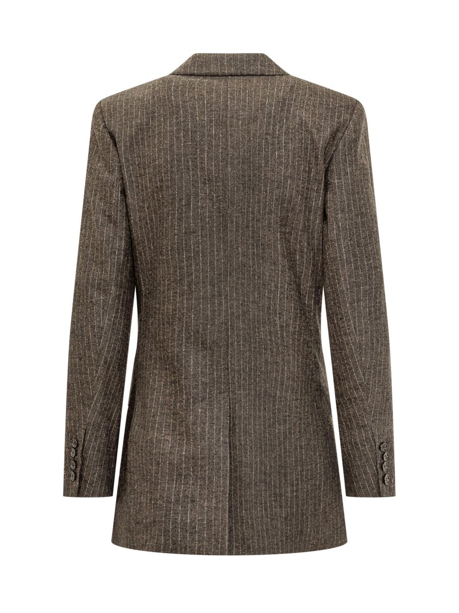 Isabel Marant Isabel Marant Zweireihiger Blazer aus gestreifter Wolle