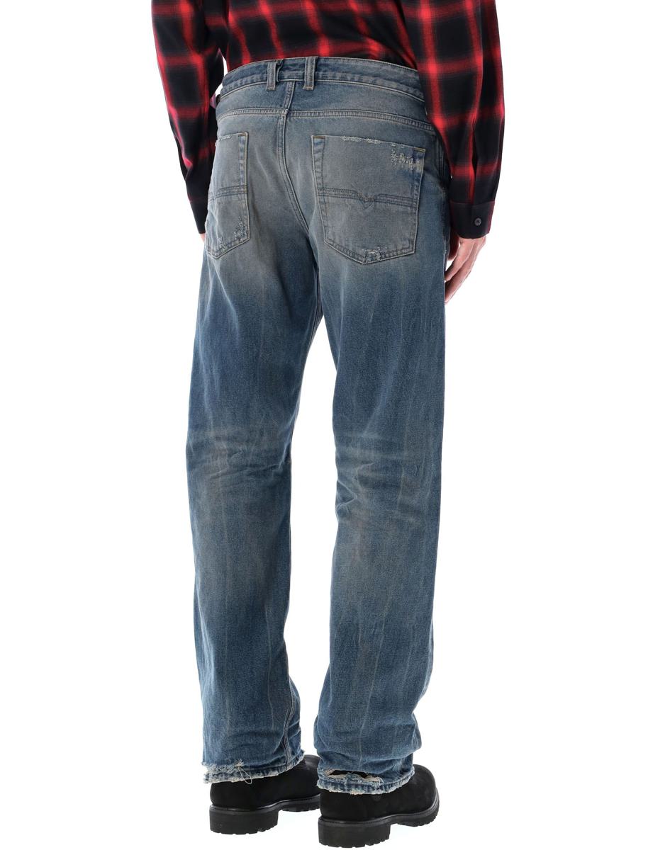 Diesel 1980 D-Eeper Destroyed Jeans Blau
