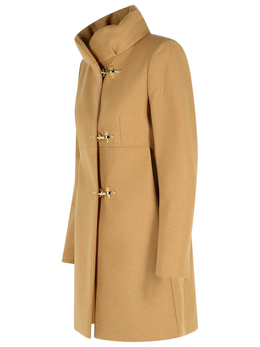 Fay Mantel aus Wollmischung in Beige