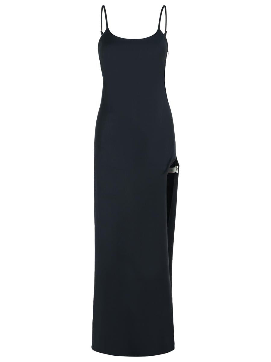 Schwarzes Kleid aus Baumwollmischung von Coperni