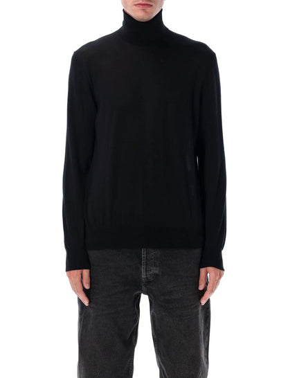 Saint Laurent Rollkragenpullover aus feiner Wolle