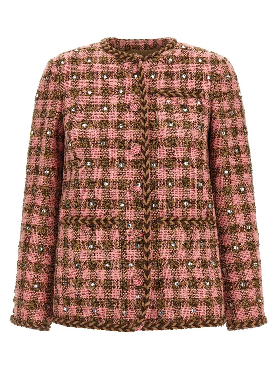 Giuseppe Di Morabito Strass-Blazerjacke