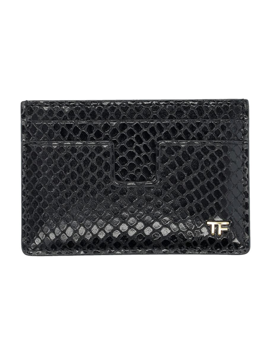 Tom Ford Kartenetui mit Python-Print