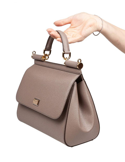 Dolce &amp; Gabbana Sicily Handtasche, mittlere Größe