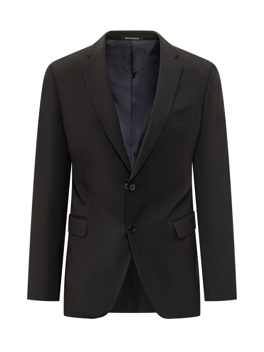 Emporio Armani Schwarzer einreihiger Blazer Emporio Armani