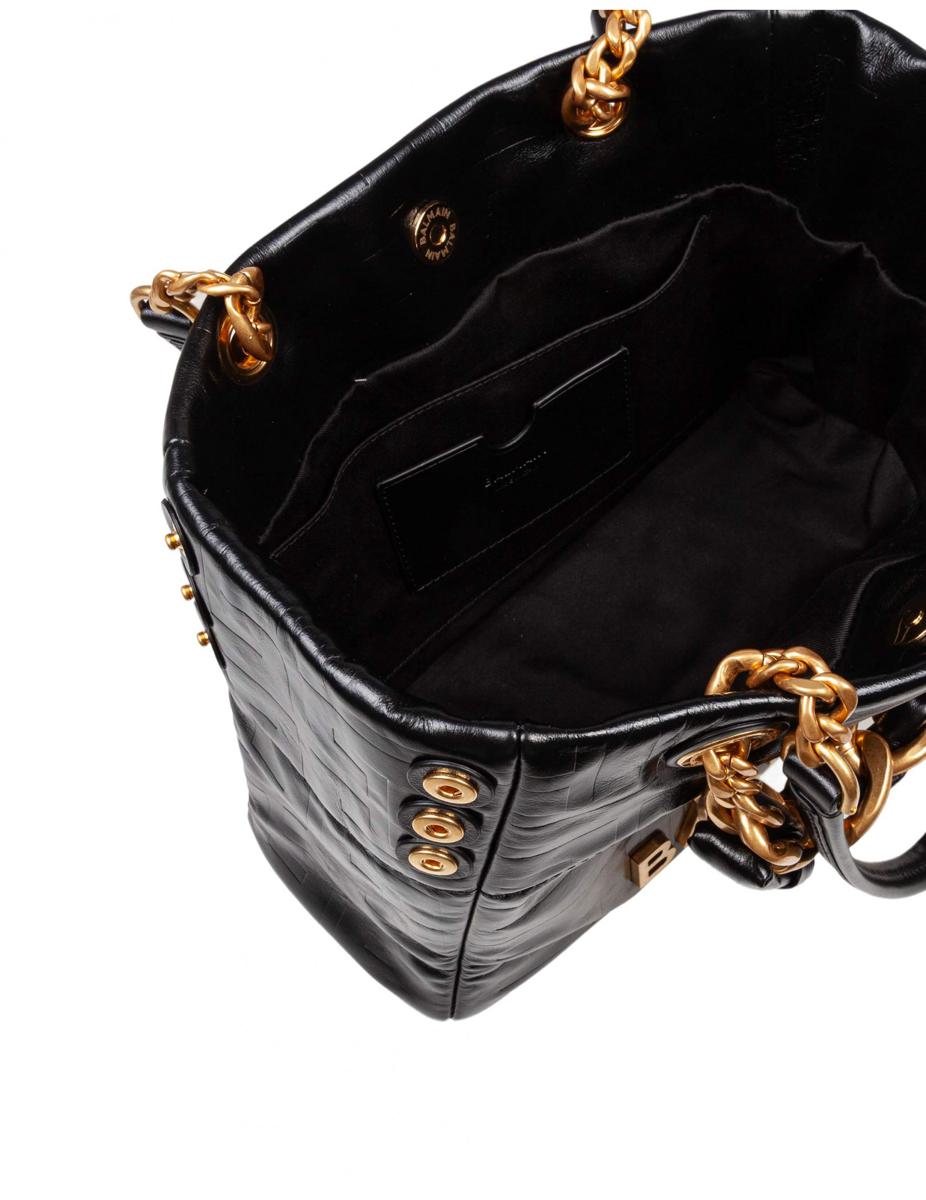 Balmain 1945 Weiche kleine Kalbsledertasche