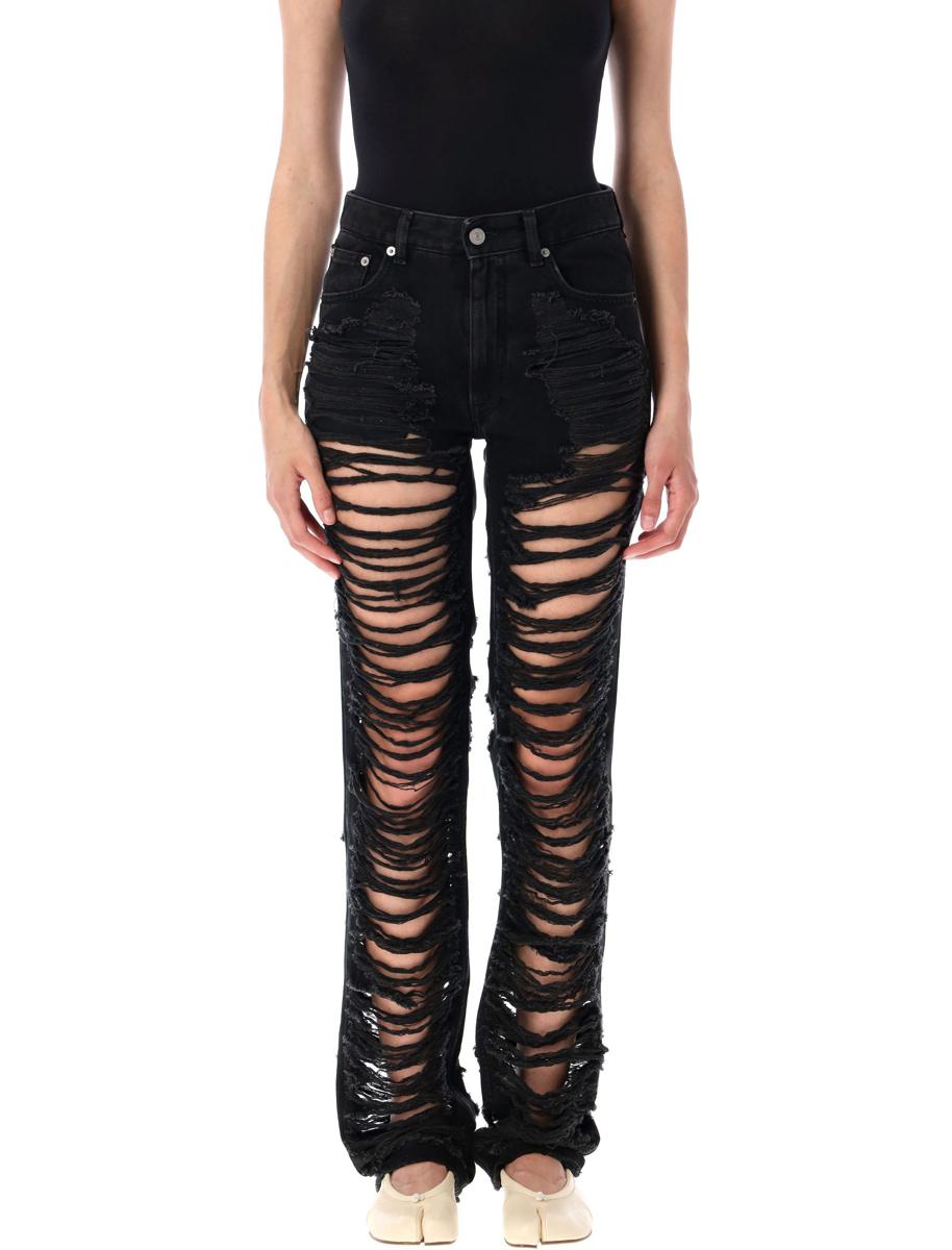 MM6 Maison Margiela – Slim-Fit-Jeans im Used-Look