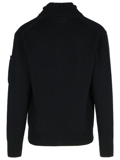 CP Company „Lens“ schwarze Baumwolljacke