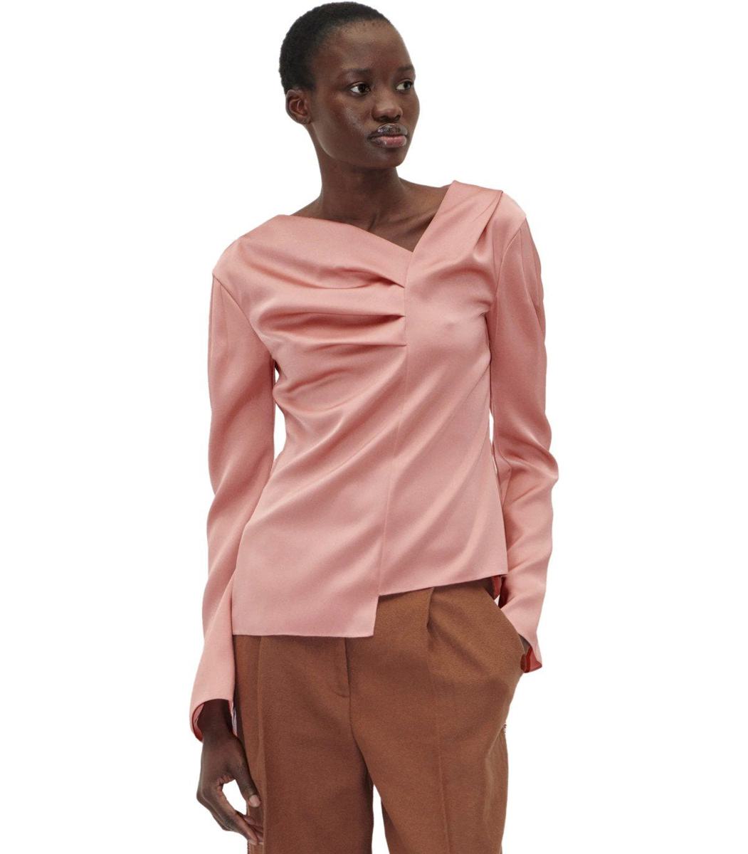 Stine Goya, rosa Satin-Top