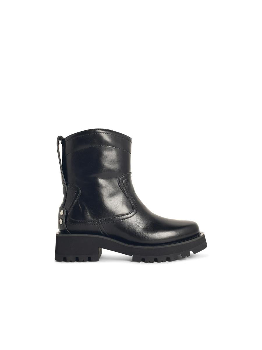 Ganni Schwarze Synthetikstiefel
