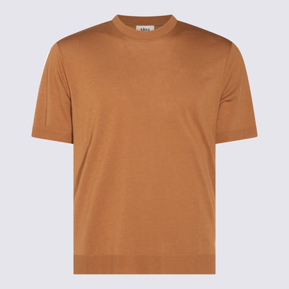 Altea Kamelfarbenes Baumwoll-T-Shirt